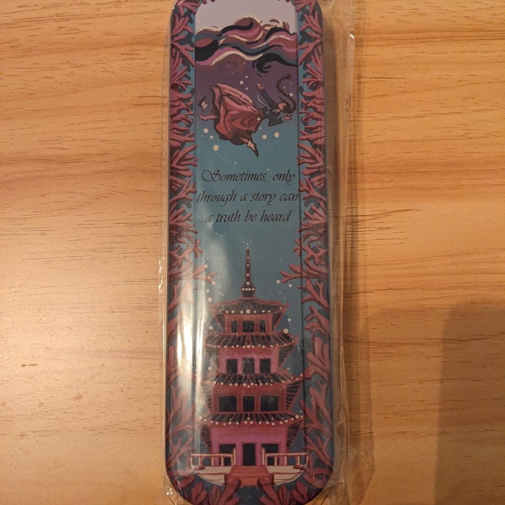 The Girl Who Fell Beneath the Sea bookmark tin